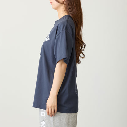 ナガノキャラクターズ Tシャツ SLEEPY（くま） ネイビー