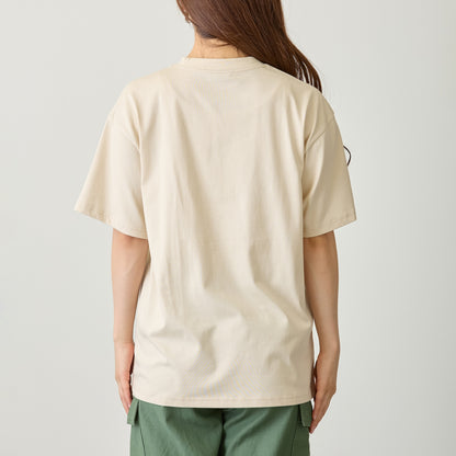 ナガノキャラクターズ Tシャツ DANCE（パグ） オフホワイト