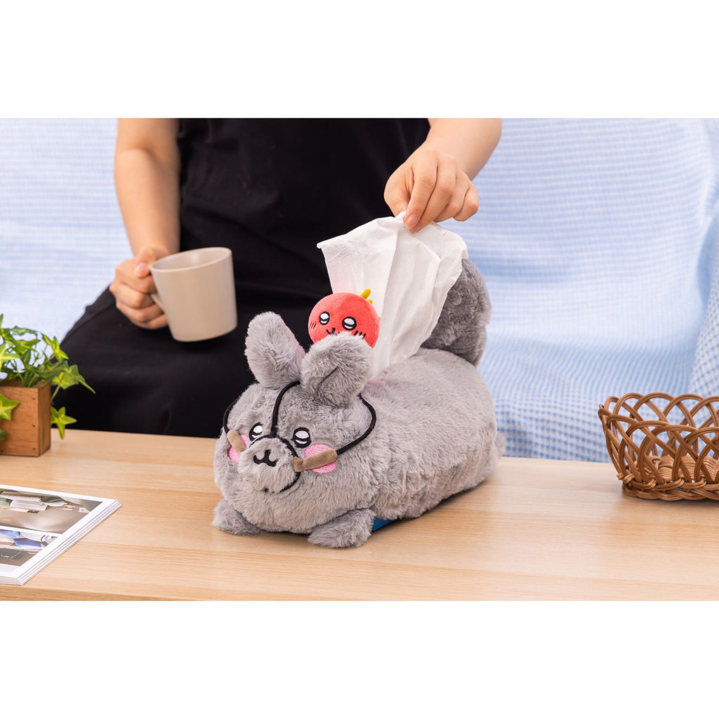 Nagano Characters Plush Tissue Cover (Chupacabra and Cinchilla)