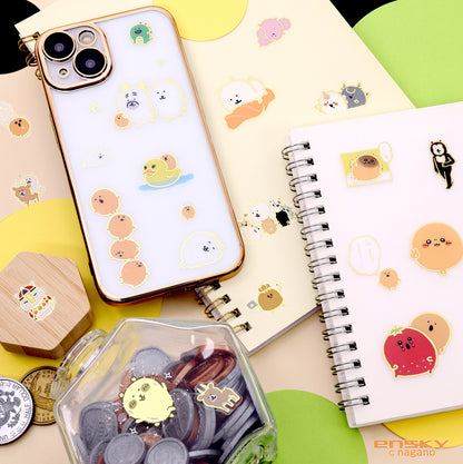 ナガノキャラクターズ ゴールドクリアシール①ナガノキャラクターズ