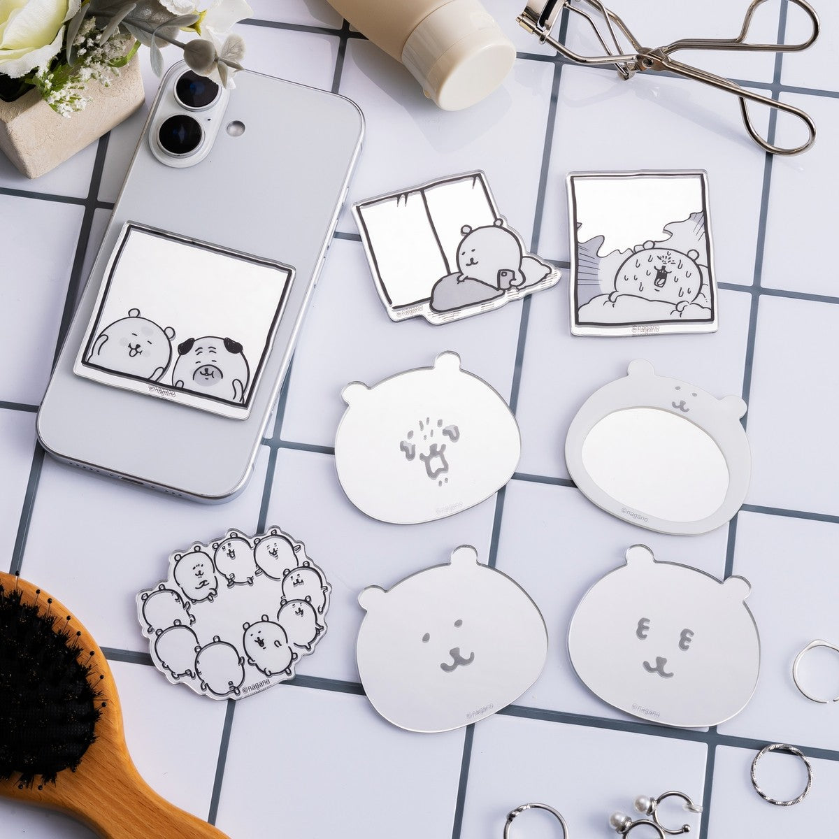 Nagano Characters 트레이딩 미러 스티커 (전 8종)