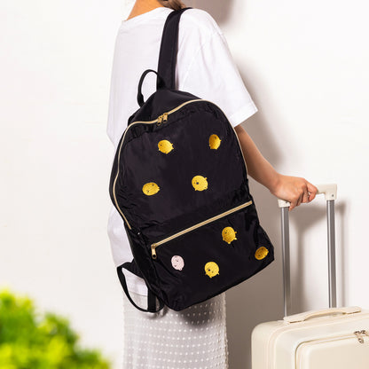 ナガノキャラクターズ 折りたためるトラベルリュック（もぐらコロッケ）