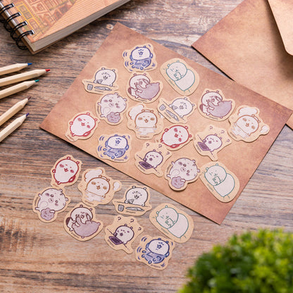 Nagano Characters 추억의 스케치 플레이크 스티커