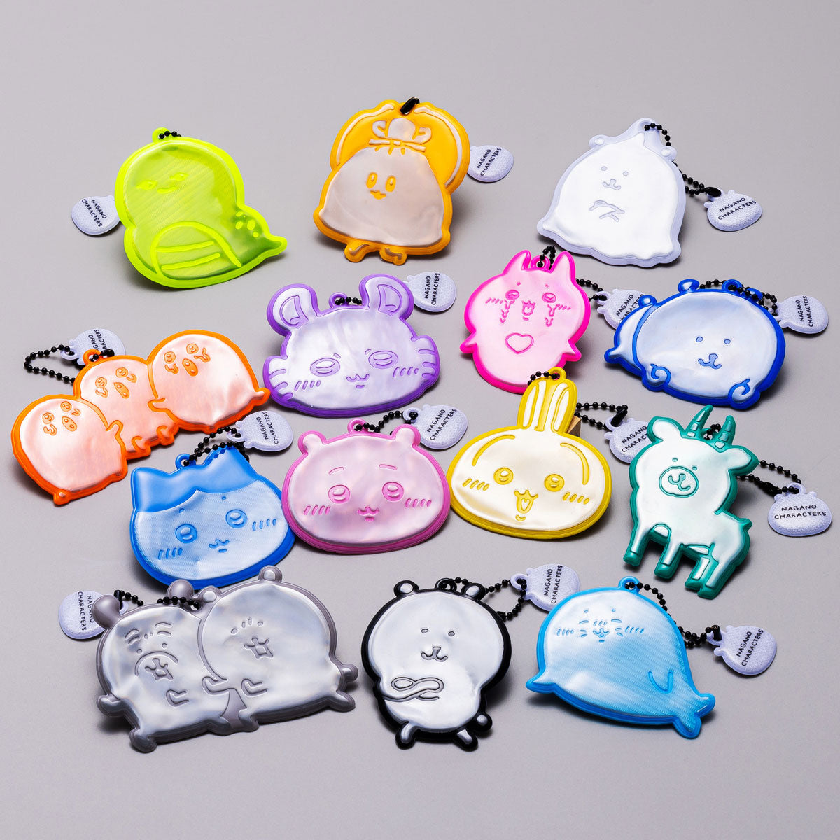 Nagano Characters Reflector Key Holder (Momonga)