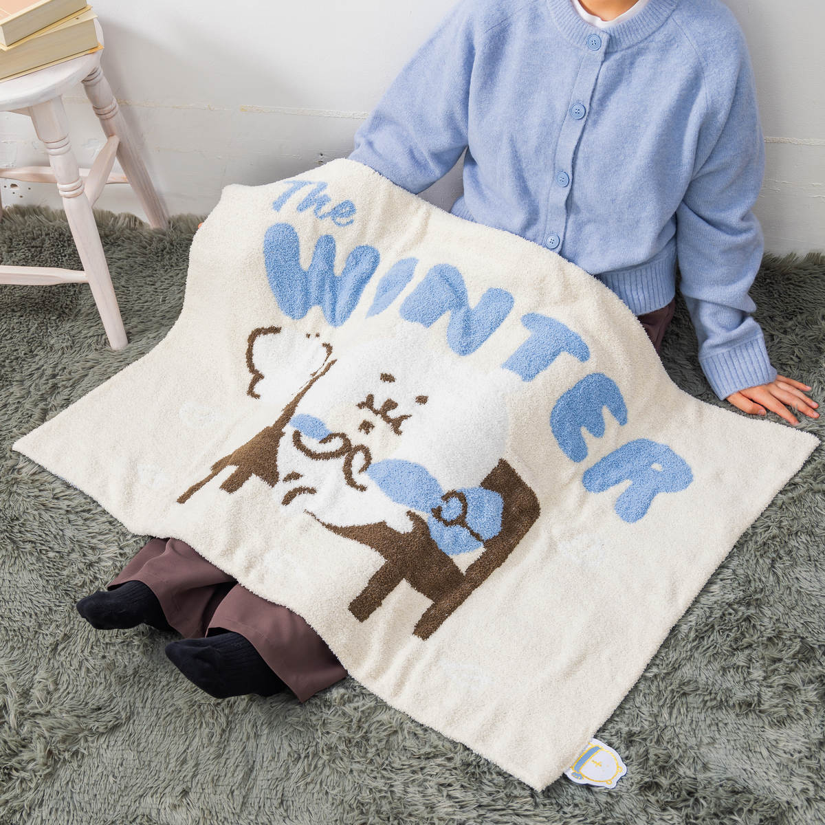 新品未開封品　ナガノキャラクターズ あったかもこもこブランケット（肉まん） ナガノキャラクターズ あったかもこもこブランケット（肉まん