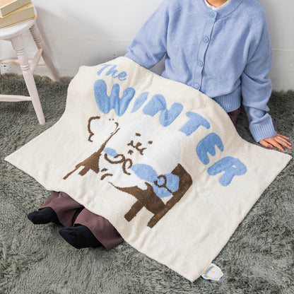 ナガノキャラクターズ あったかもこもこブランケット（肉まん）