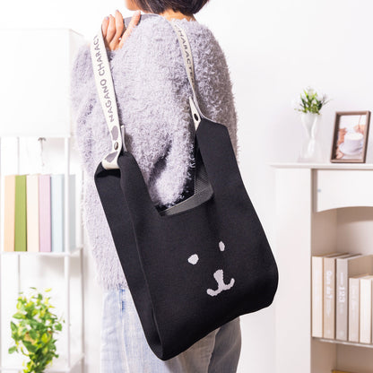 ナガノキャラクターズ ニットバッグベルト（アイボリー）