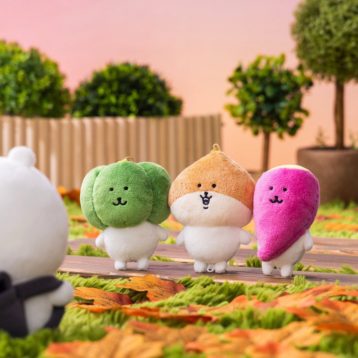 Nagano Characters Connectable Sweet Potato Chestnut Pumpkin Mascot