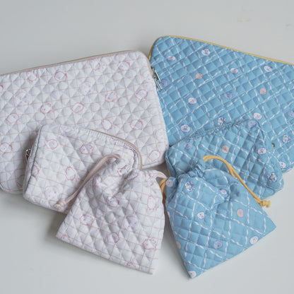 ナガノキャラクターズ ポーチ 旅の記憶 ベージュ