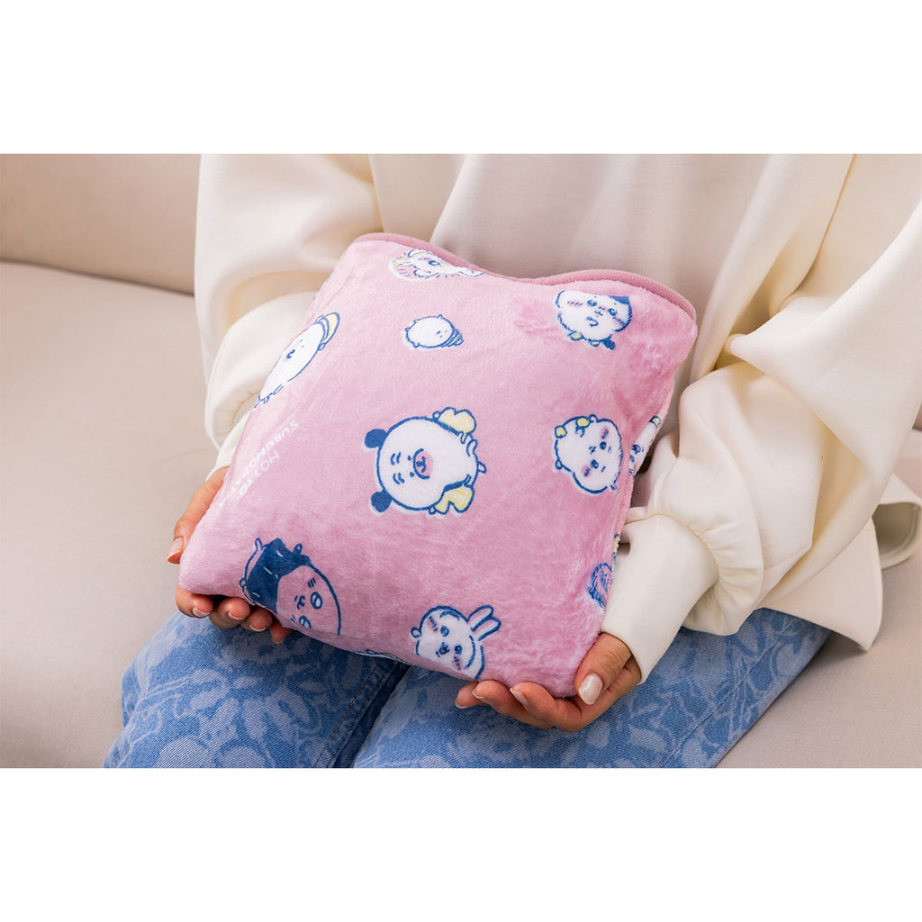 Nagano Characters Warm 3WAY Blanket (Pink)