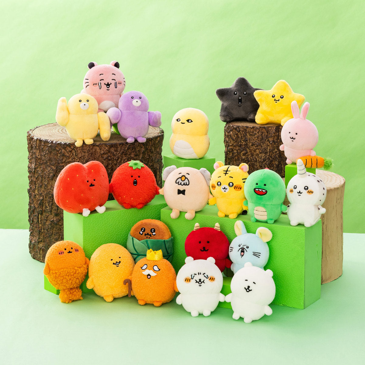 ナガノキャラクターズ 餅なマスコット①点 ミニミニおすわりマスコット④点 ナガノキャラクターズ いきなりパワーアップ！ ミニミニおすわり