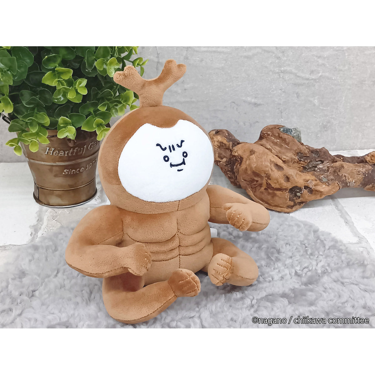 ナガノキャラクターズ ぽてたまぬいぐるみ（ちいかわに入れ替わった