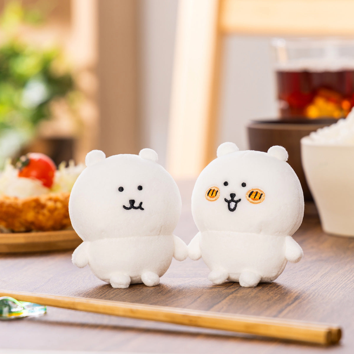 Nagano Characters 突然变得很强！ 迷你坐姿 小挂件 (鼹薯饼 / 拿枪)