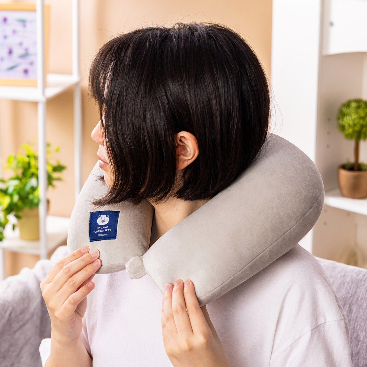 Nagano Characters 2-Way Neck Pillow (Nise-Tsuchinoko)