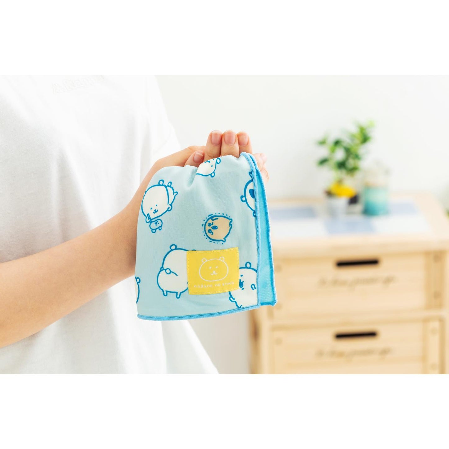 長野熊 清涼手帕（清爽藍） 