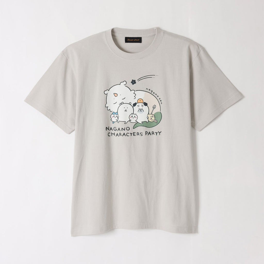 Nagano Friends T -shirt Main Graphic Frost Gray