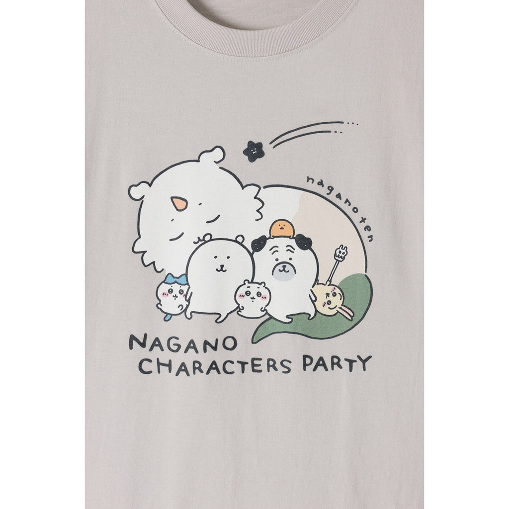 Nagano Friends T -shirt Main Graphic Frost Gray