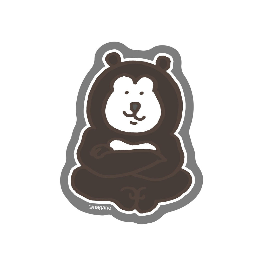 Nagano Characters Sticker (Malay Bear) that can be pasted on the smartphone