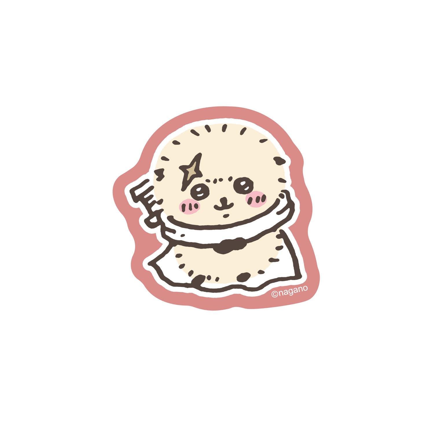 ナガノキャラクターズ スマホに貼れるサイズのステッカー （ラッコ