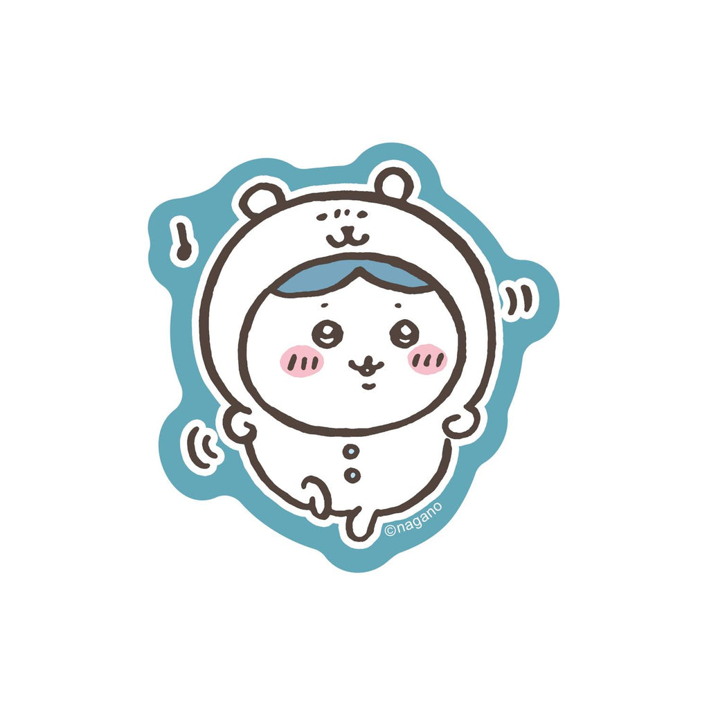 스마트 폰에 붙여 넣을 수있는 나가노 캐릭터의 스티커 (Beeware로 덮인 나가노 곰)