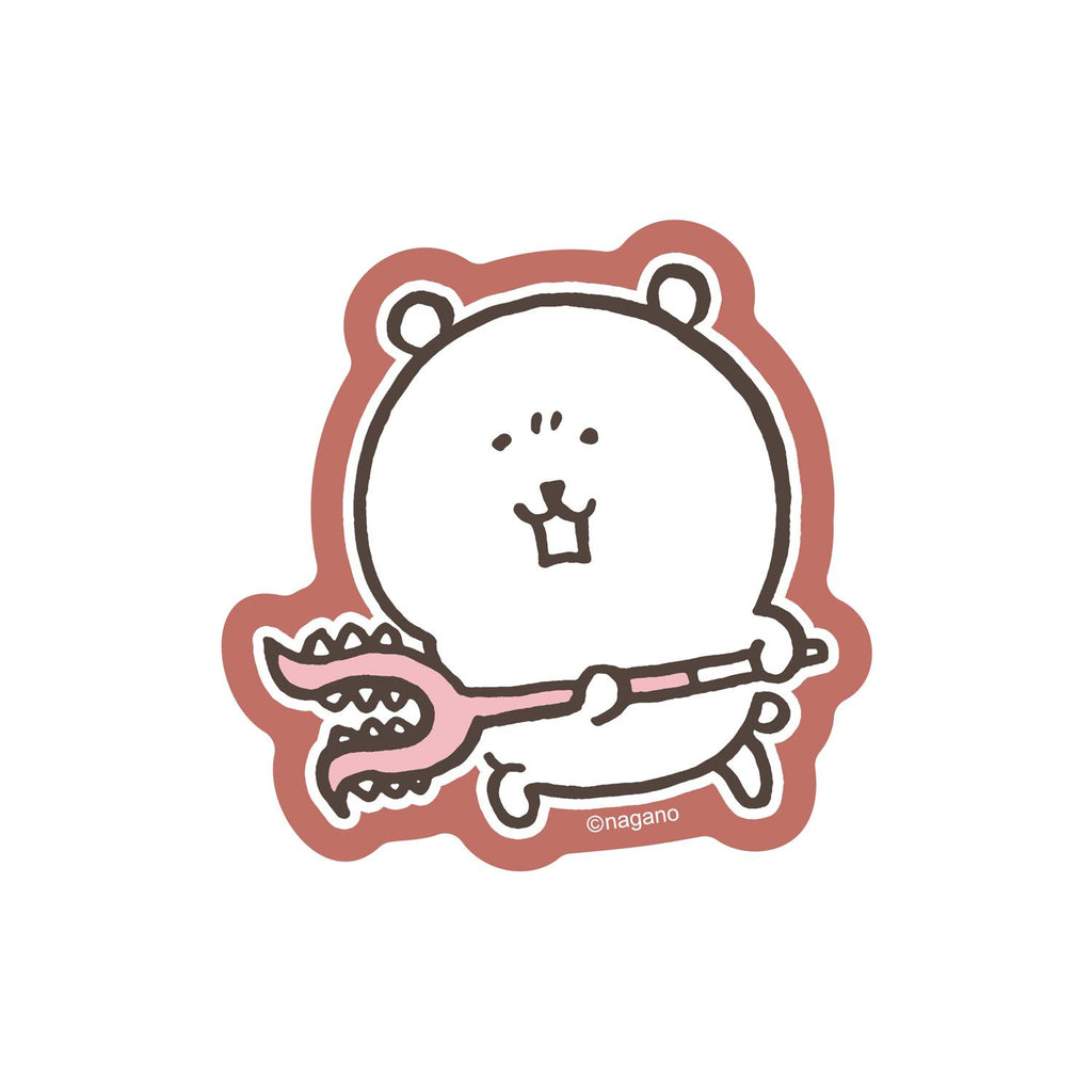 스마트 폰에 붙여 넣을 수있는 Nagano 캐릭터 스티커 (Yatsu!/Nagano Bear)