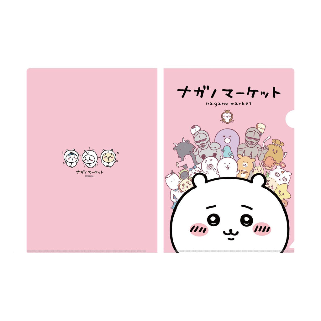 Nagano Market Clear File (Pink)