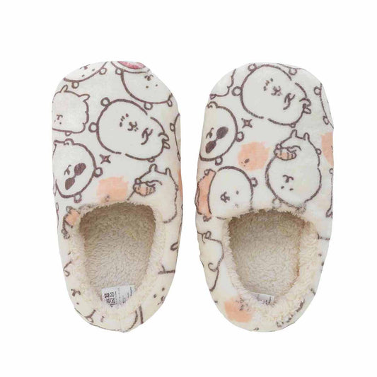 ナガノマーケット あったかルームシューズ（クリーム）