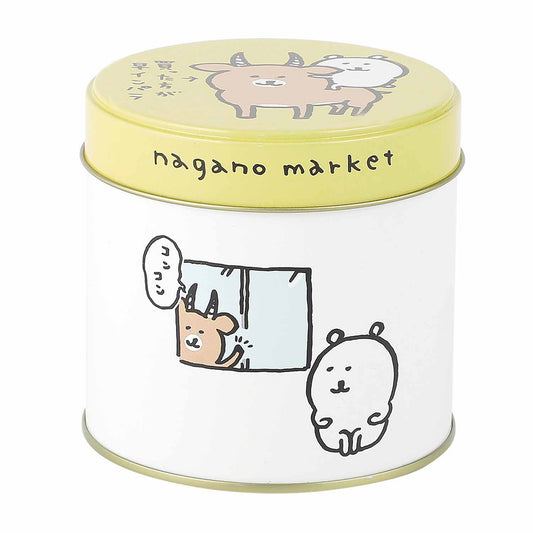 ナガノマーケット ラウンド缶入りクッキー（プレーン）