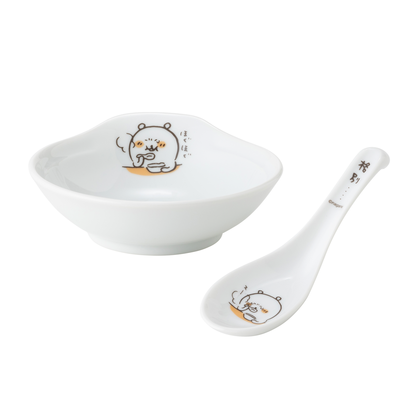 ナガノマーケット とんすい・レンゲセット(ナガノのくま) | ナガノ ナガノマーケット とんすい・レンゲセット(ナガノのくま) | ナガノ