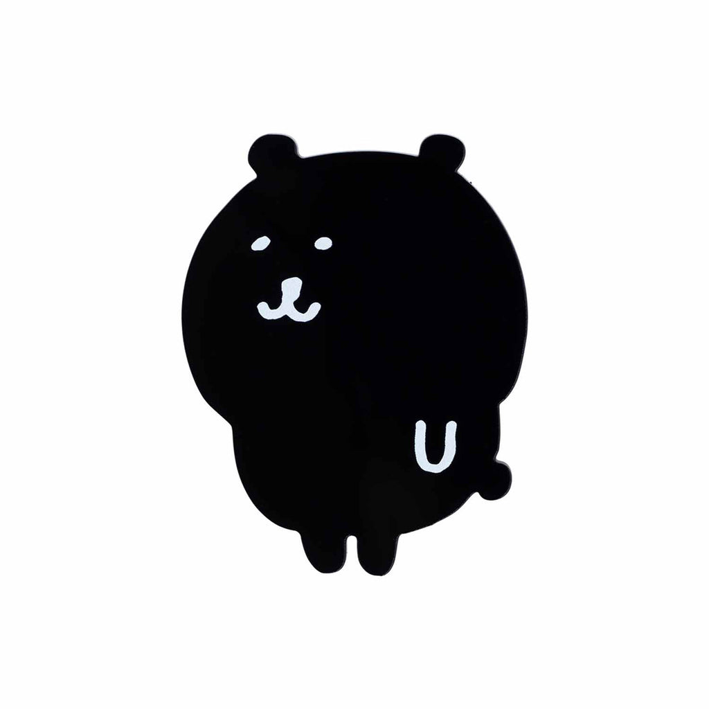 Nagano Friends Daikat Acrylic Badge (Dark Bear)