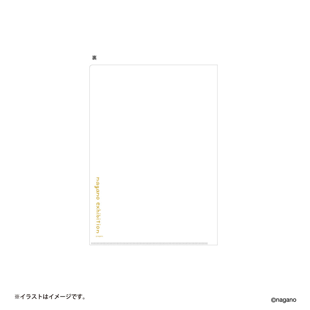 Nagano Friends Gimmick Original Clear File A4 (Wax)