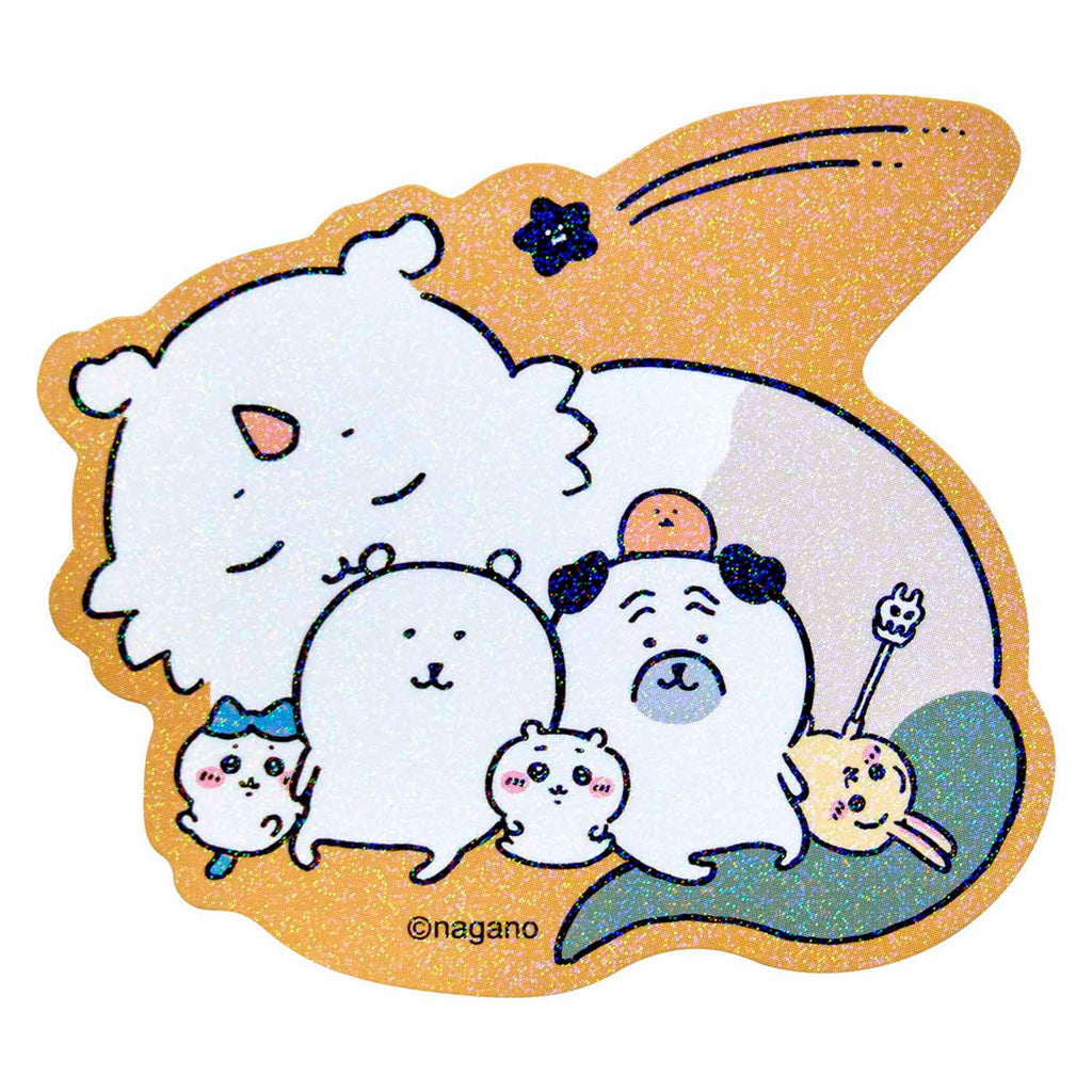 Nagano Friends 스마트 폰에 붙여 넣을 수있는 홀로그램 스티커 컬렉션 (총 12 가지 유형)
