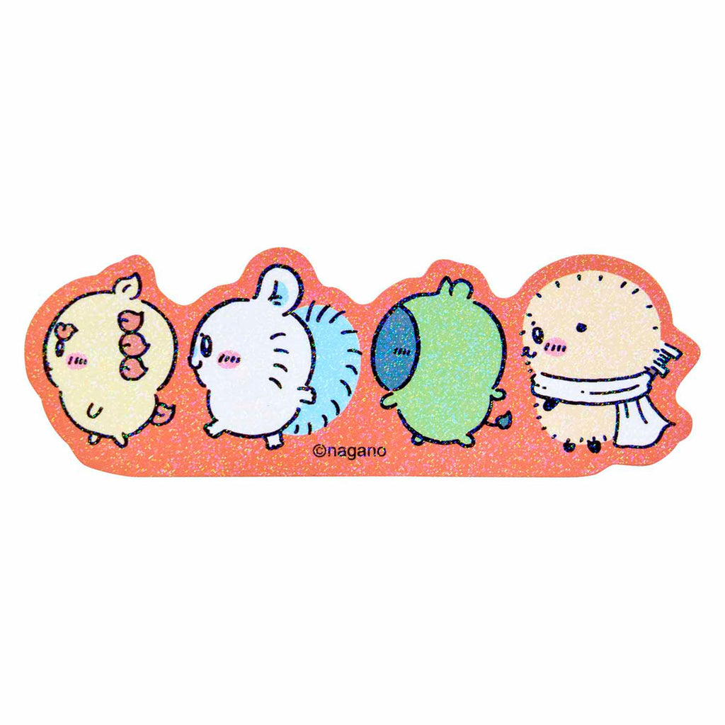 Nagano Friends 스마트 폰에 붙여 넣을 수있는 홀로그램 스티커 컬렉션 (총 12 가지 유형)