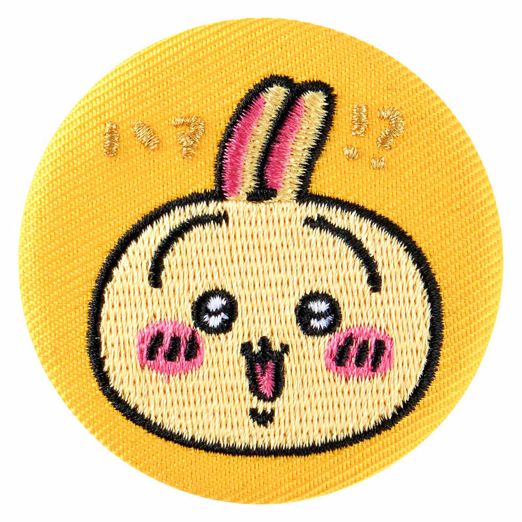 Nagano Market embroidery can badge (rabbit)