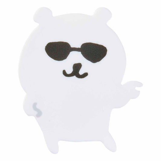 ナガノマーケット ナガノのくまのダイカットアクリルバッジ（サングラス）