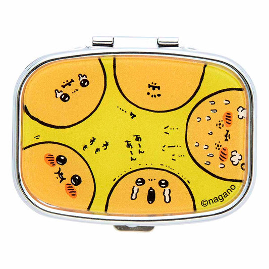 納豆市場 迷你收納附帶緊湊鏡子（鼴鼠炸丸子） 