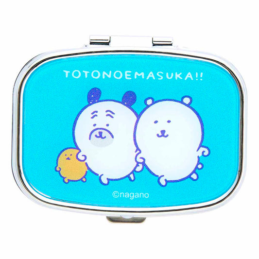 ナガノマーケット ミニ収納付きコンパクトミラー（TOTONOEMASUKA!!）