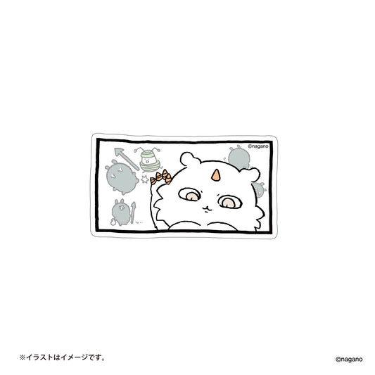 ナガノマーケット 楽しい毎日のスマホに貼れるサイズのステッカー（あのこ）
