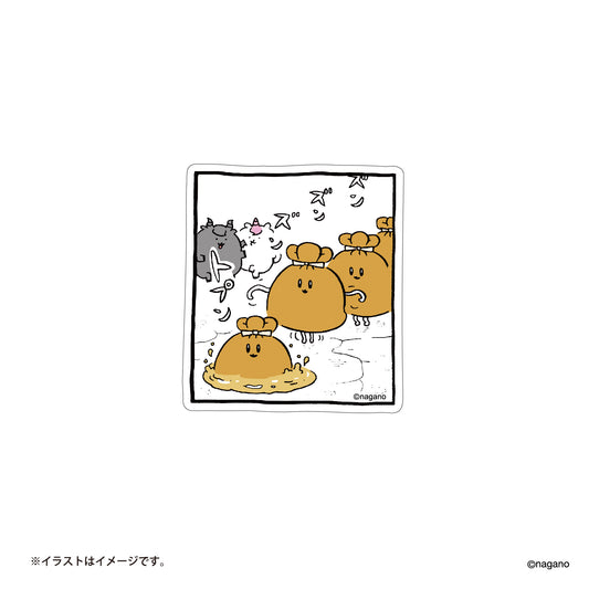 ナガノマーケット 楽しい毎日のスマホに貼れるサイズのステッカー（トプン）