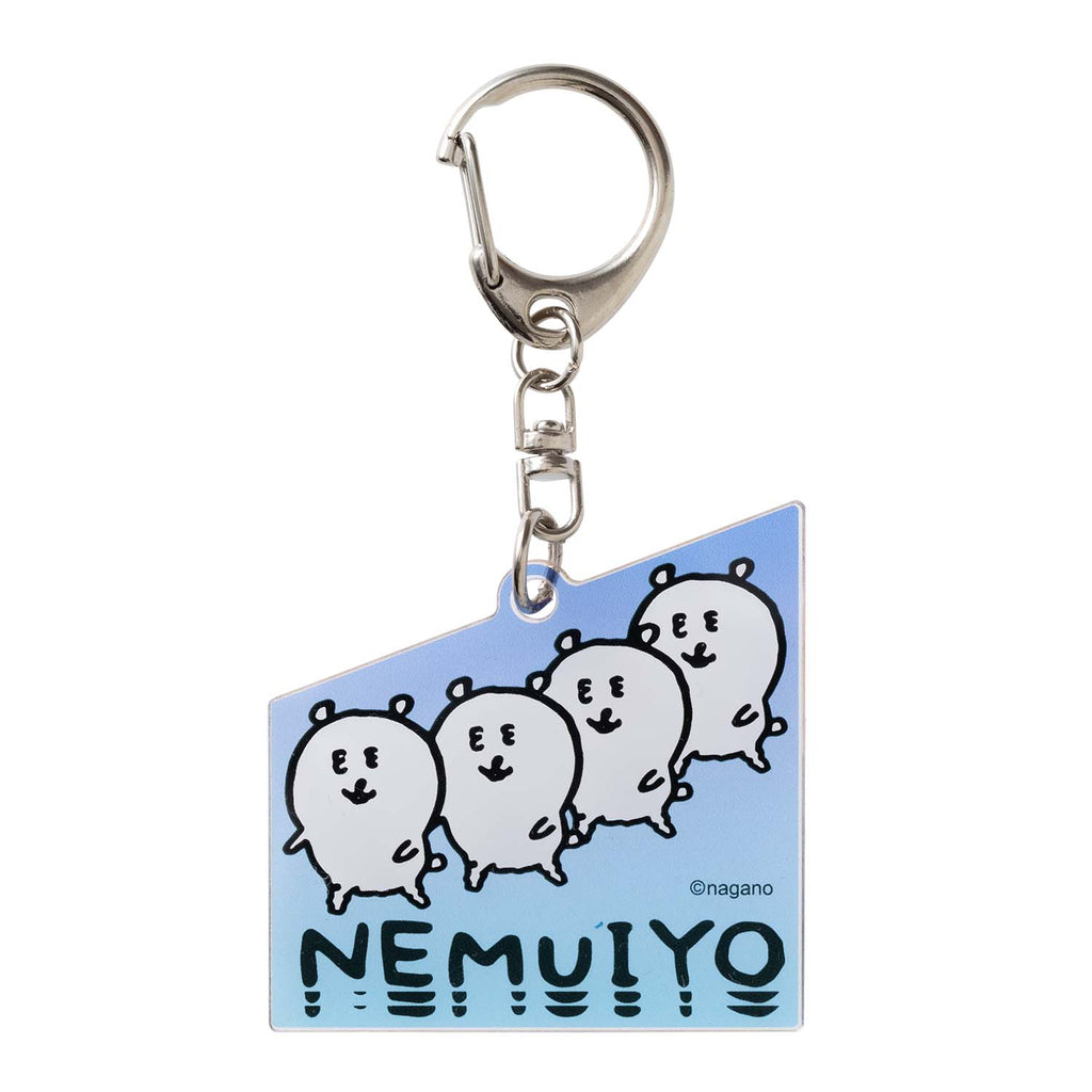 長野熊丙烯酸鑰匙鏈（Nemuiyo）