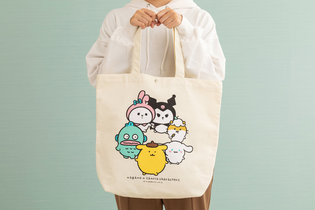 Nagano x Sanrio Characters easy to use large tote bag (Runta)
