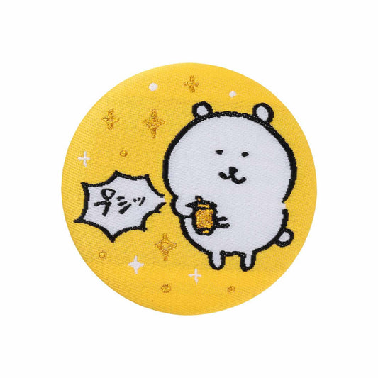 ナガノマーケット ジャガード織缶バッジ（発泡）