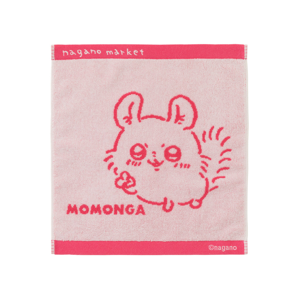 Nagano Market One -Color Jacquard Hand Towel (Momonga)