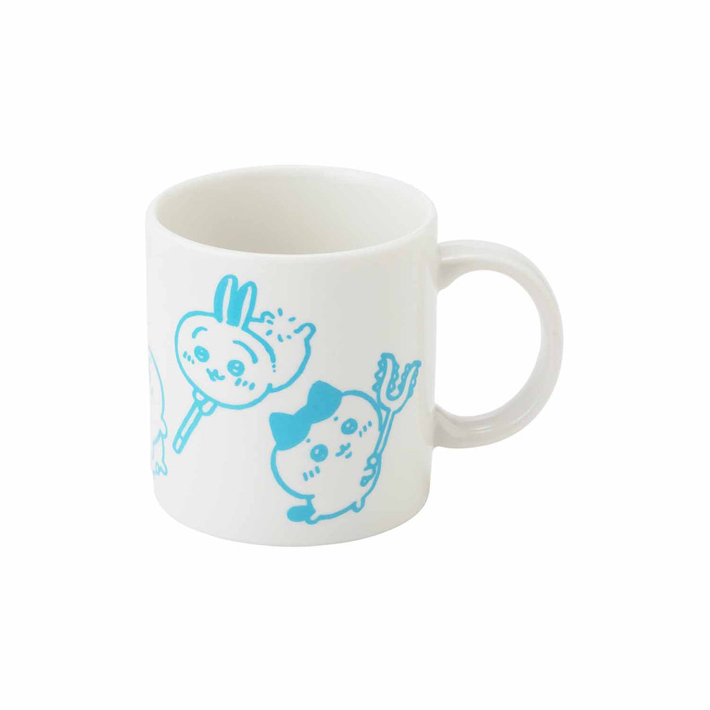 Nagano Market One Color Water -Repellent Mug (Chikawa / Hachiware / Rabbit)