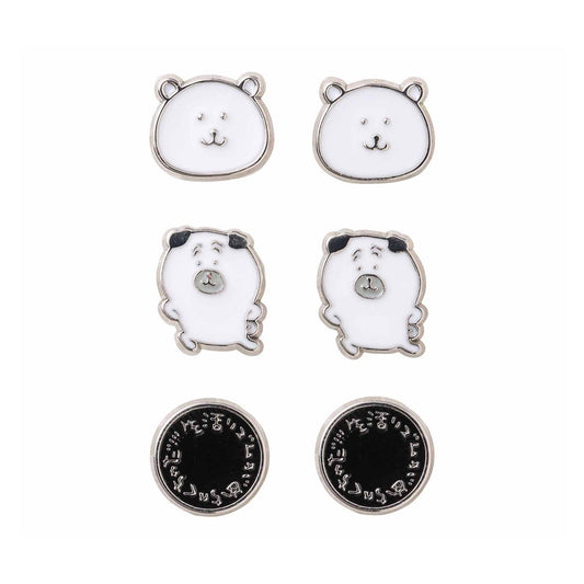 나가노마켓 3개 세트피어스(실버) 