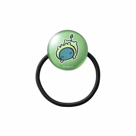 ナガノマーケット ガラスヘアゴム（パジャマパーティーズ（緑）） 