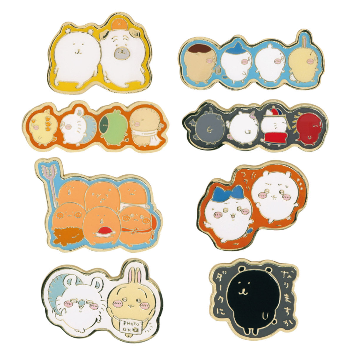 Nagano Friends Pins Collection (8 types) 1 BOX contains 8 pieces 