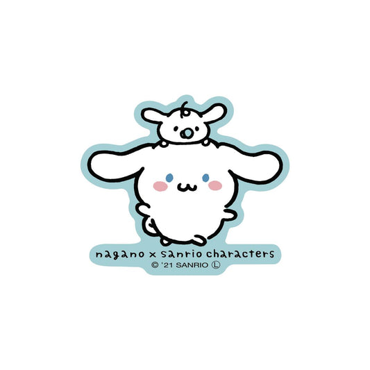 ナガノ×サンリオキャラクターズ スマホに貼れるサイズのゆるステッカー（シナモロール）
