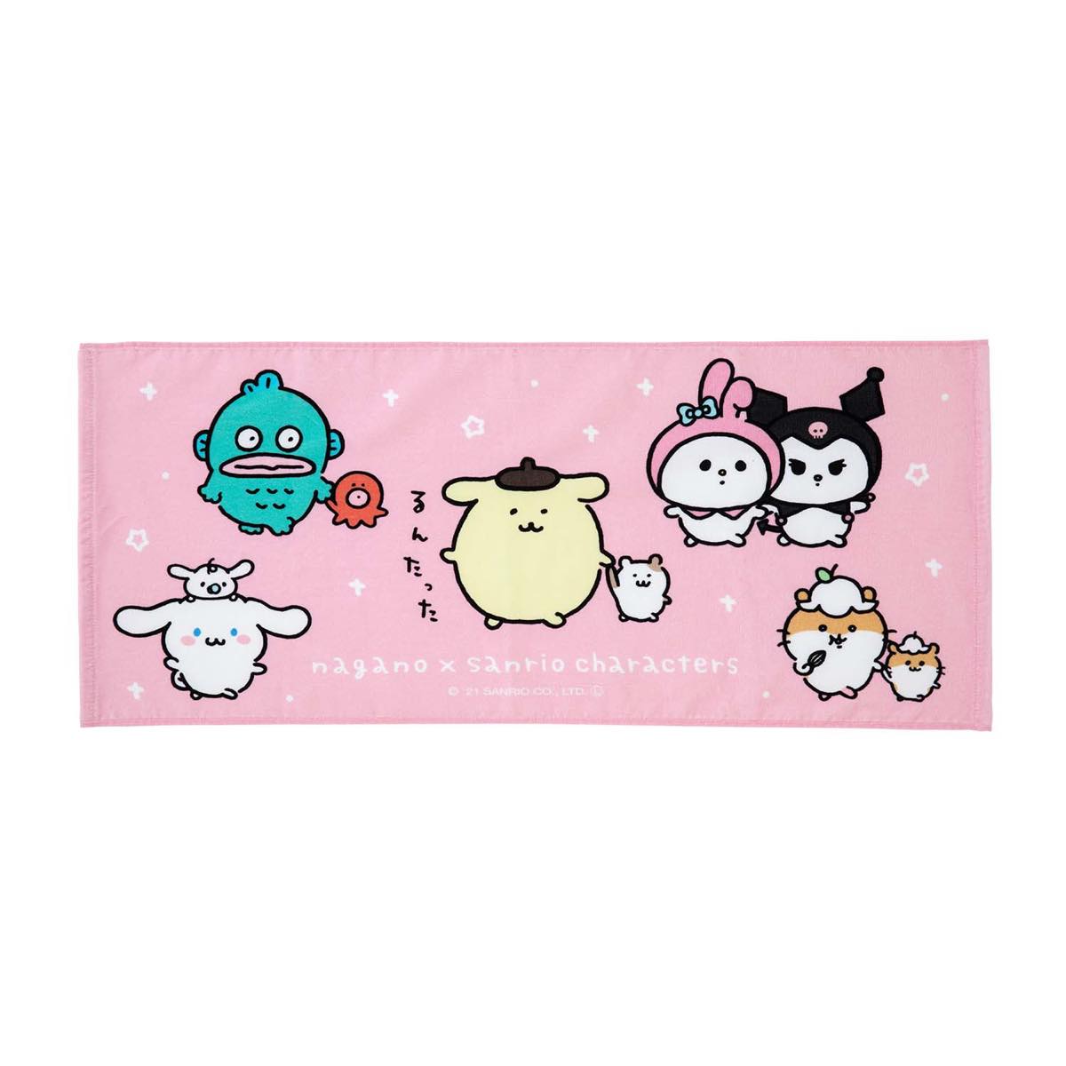 Nagano×Sanrio Characters FaceTowel (Runtatta) 