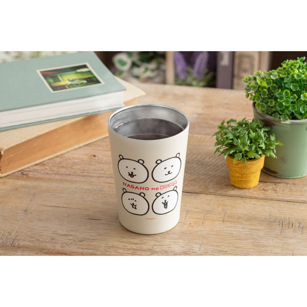 Cool / heat insulation tumbler that also contains Nagano Kuma Convenience Link